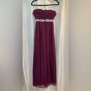 City Studio Deep Purple Maxi Skirt